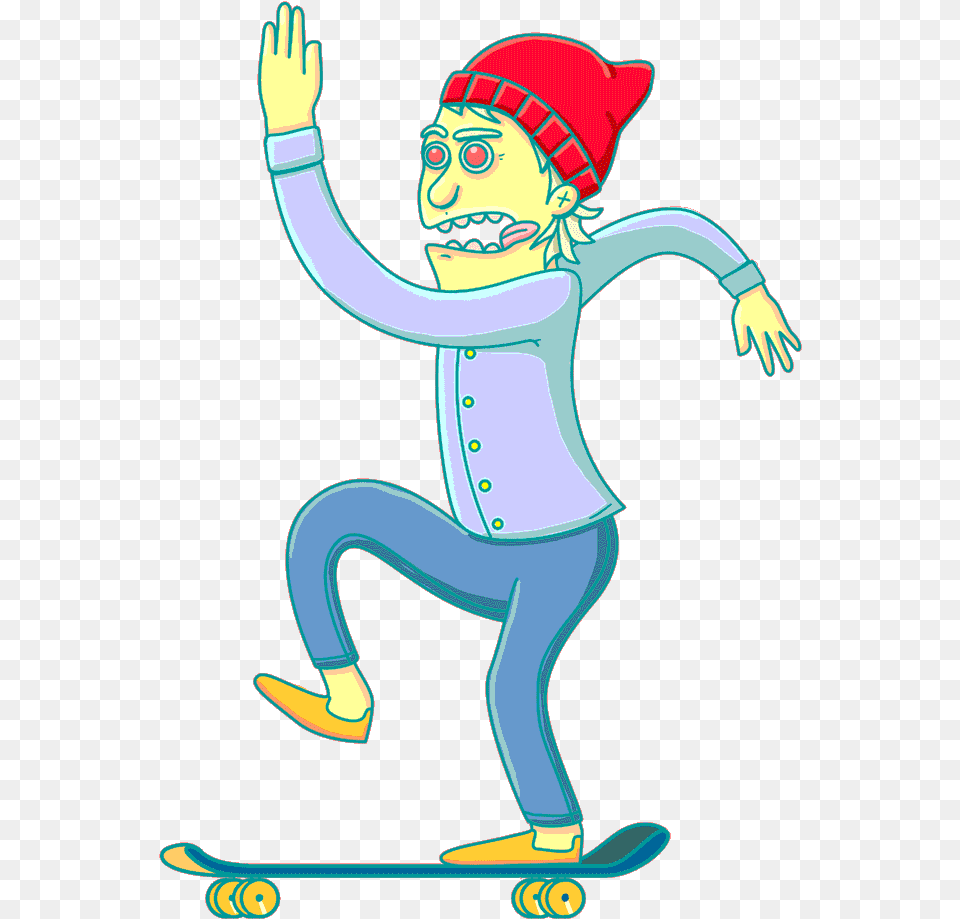 Skate Clipart Skateboarder, Baby, Person, Elf, Face Png