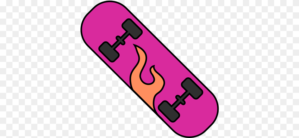 Skate Icon Of Eighties For Teen, Skateboard, Smoke Pipe Free Transparent Png