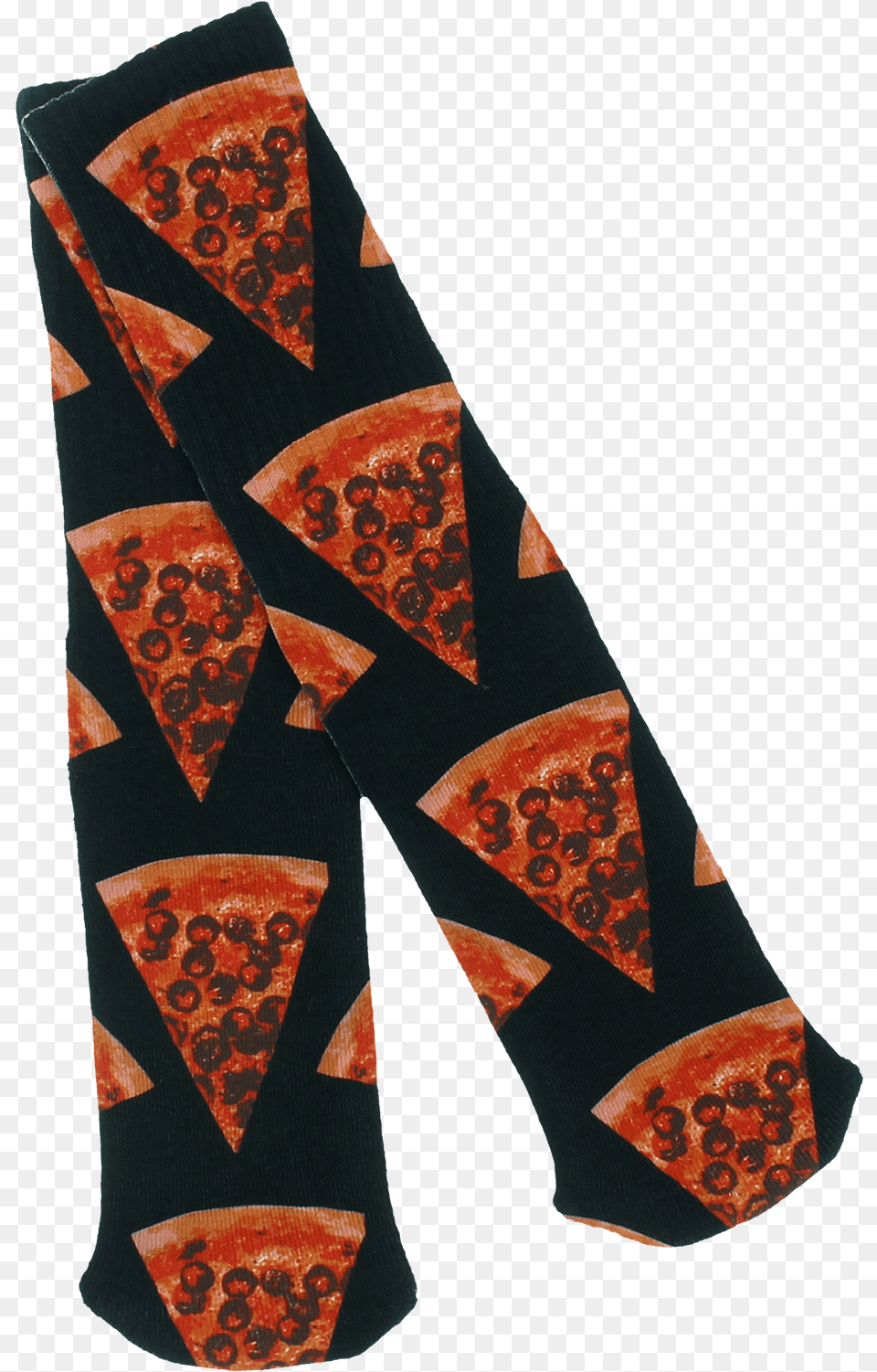 Skate Mental Pizza Slice Socks Black Motif, Accessories, Formal Wear, Tie, Food Free Transparent Png
