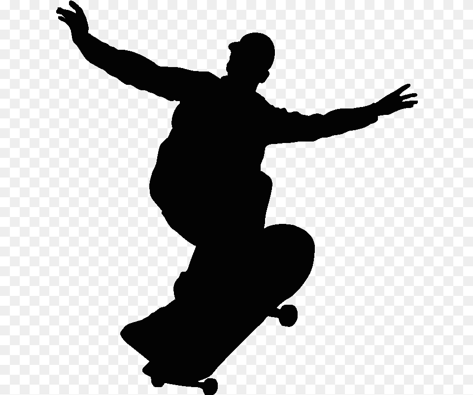 Skateboard, Dancing, Leisure Activities, Person, Silhouette Png