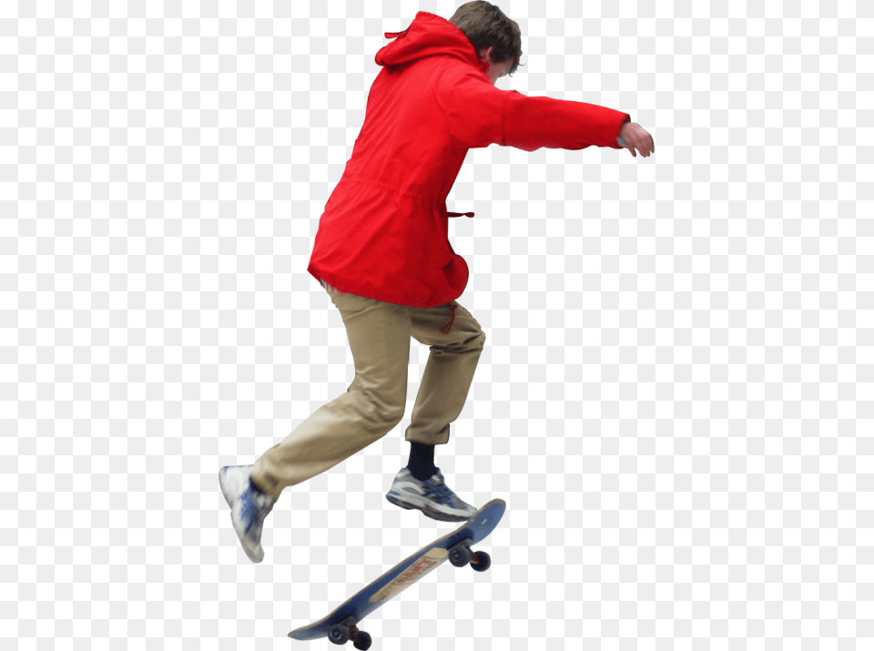 Skateboard, Person, Clothing, Coat Free Png Download