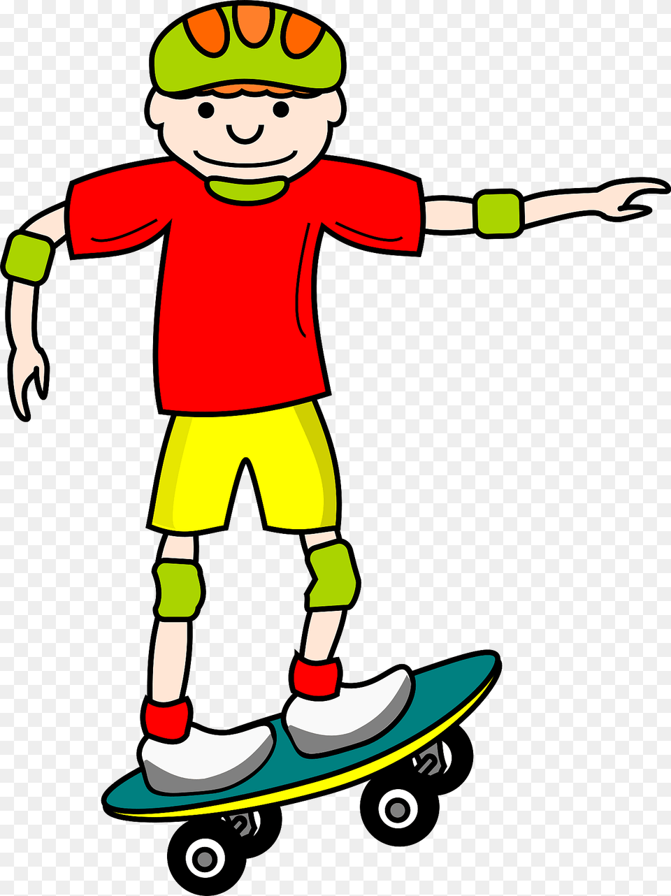 Skateboard Boy Clipart, Baby, Person, Plant, Lawn Mower Free Transparent Png