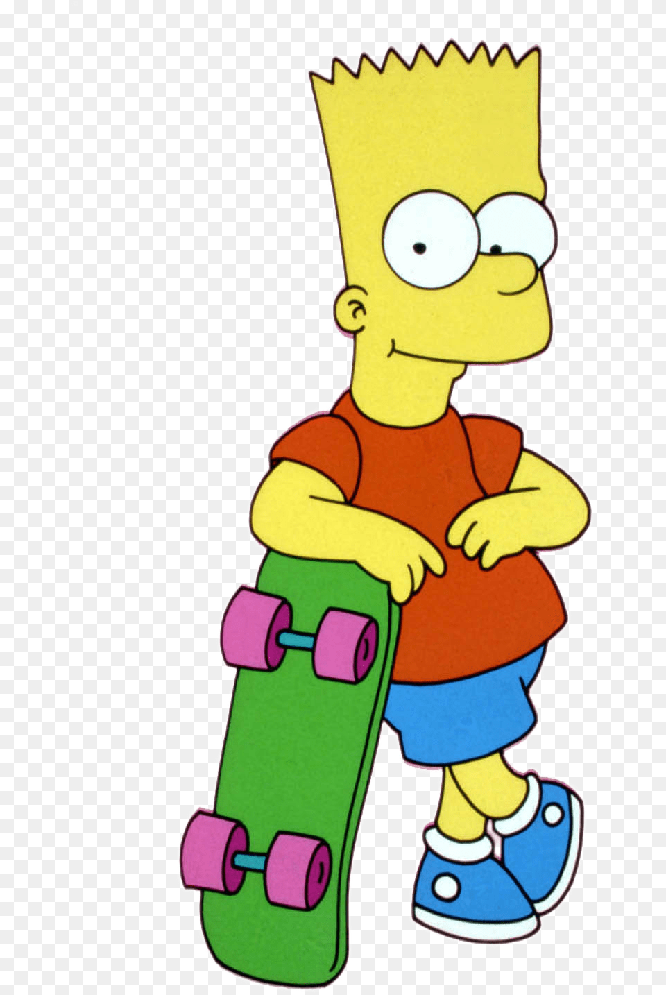 Skateboard Clipart Bart Simpson Skateboard, Baby, Person, Cartoon Png