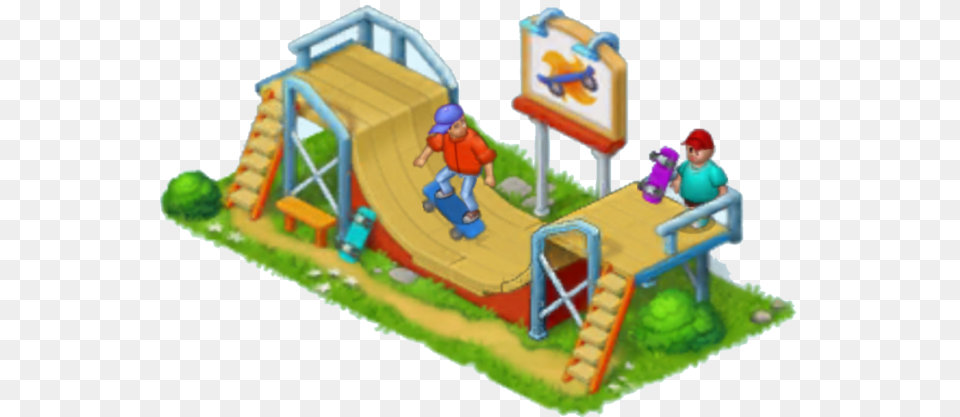 Skateboard Ramp, Play Area, Outdoors, Outdoor Play Area, Boy Free Png