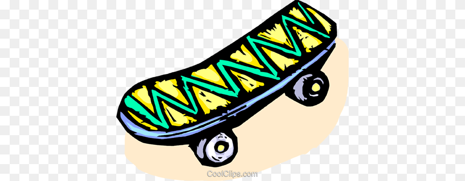 Skateboard Royalty Vector Clip Art Illustration, Person Png Image
