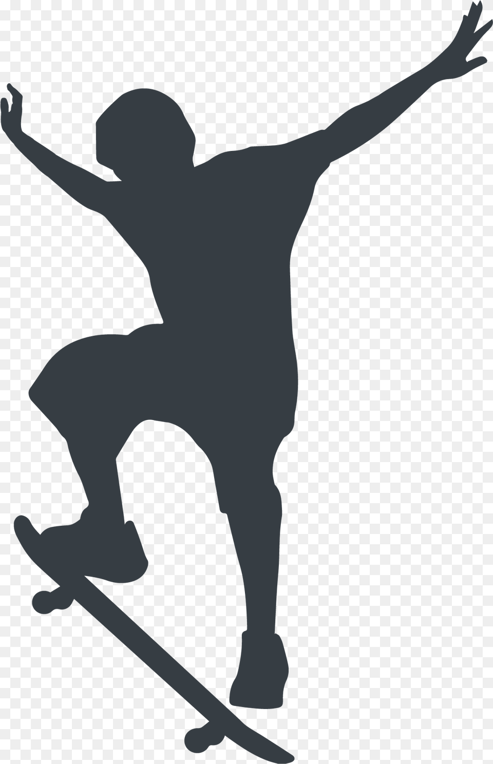 Skateboard Skate, Dancing, Leisure Activities, Person, Silhouette Png Image