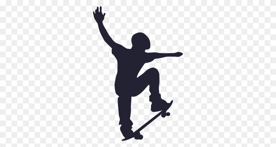 Skateboard Sport Silhouette, Boy, Child, Male, Person Png