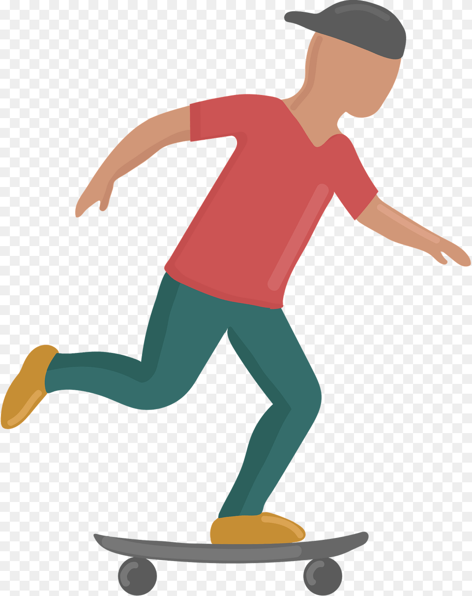 Skateboarder Clipart, Person, Skateboard Free Transparent Png