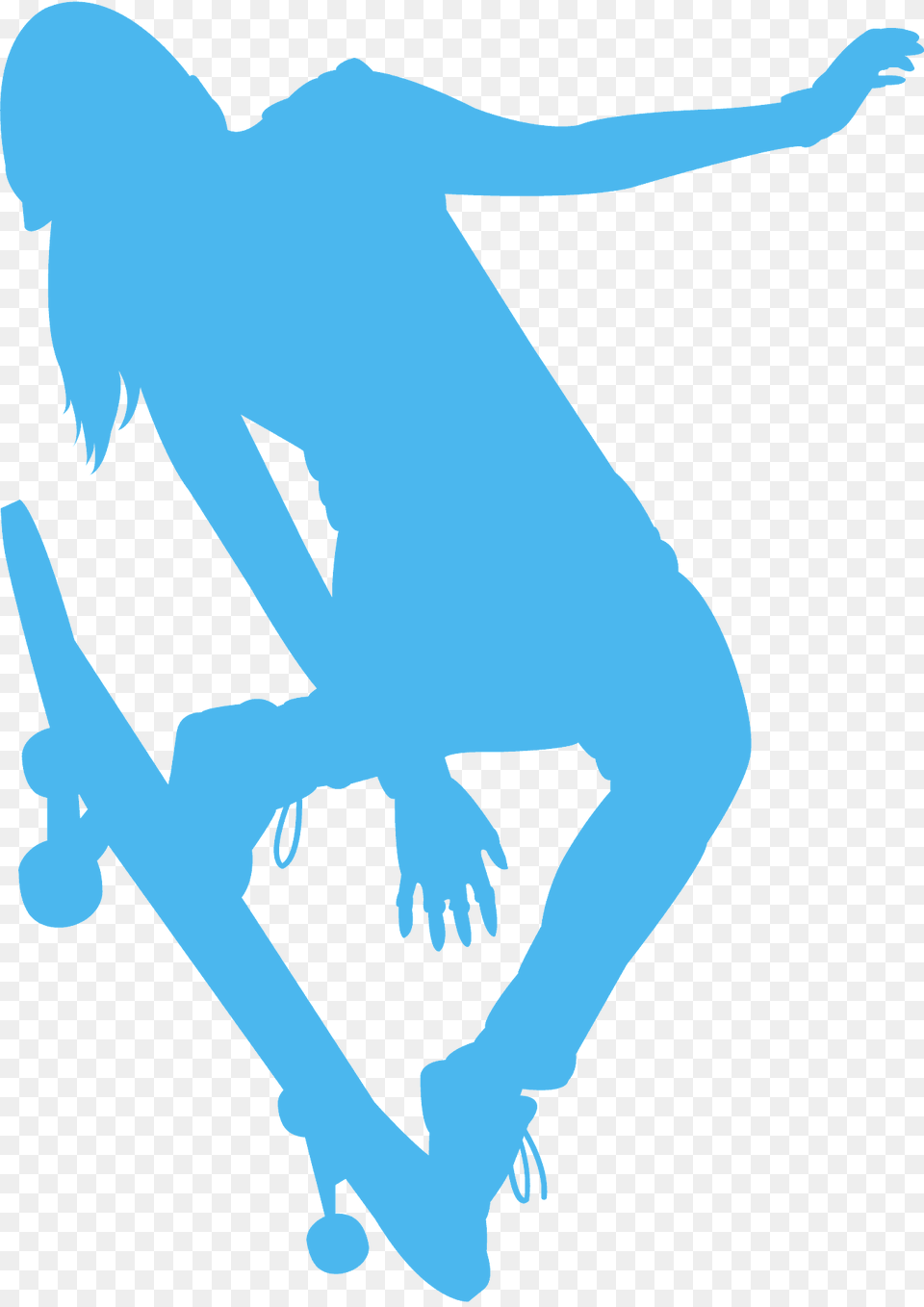 Skateboarder Silhouette, Skateboard, Person Png