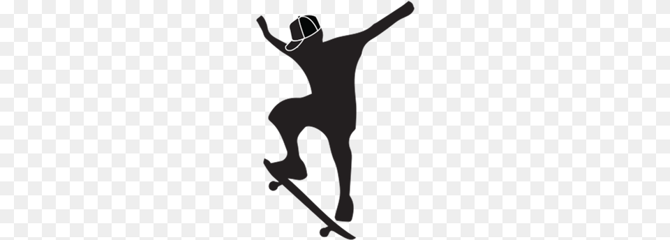 Skateboarder Silhouette, Person, Skateboard Free Png Download