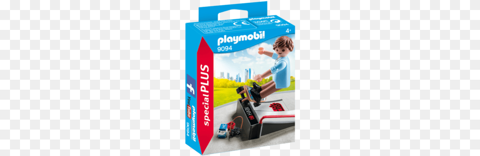 Skateboarder With Ramp Playmobil 9094 Skateboarder With Ramp, Boy, Child, Male, Person Free Png