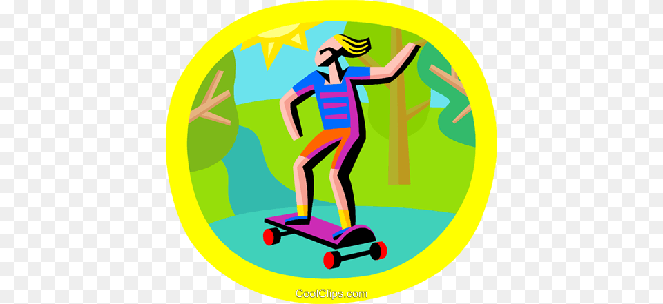 Skateboarding Royalty Vector Clip Art Illustration Advertisement, Boy, Child, Person Free Png Download