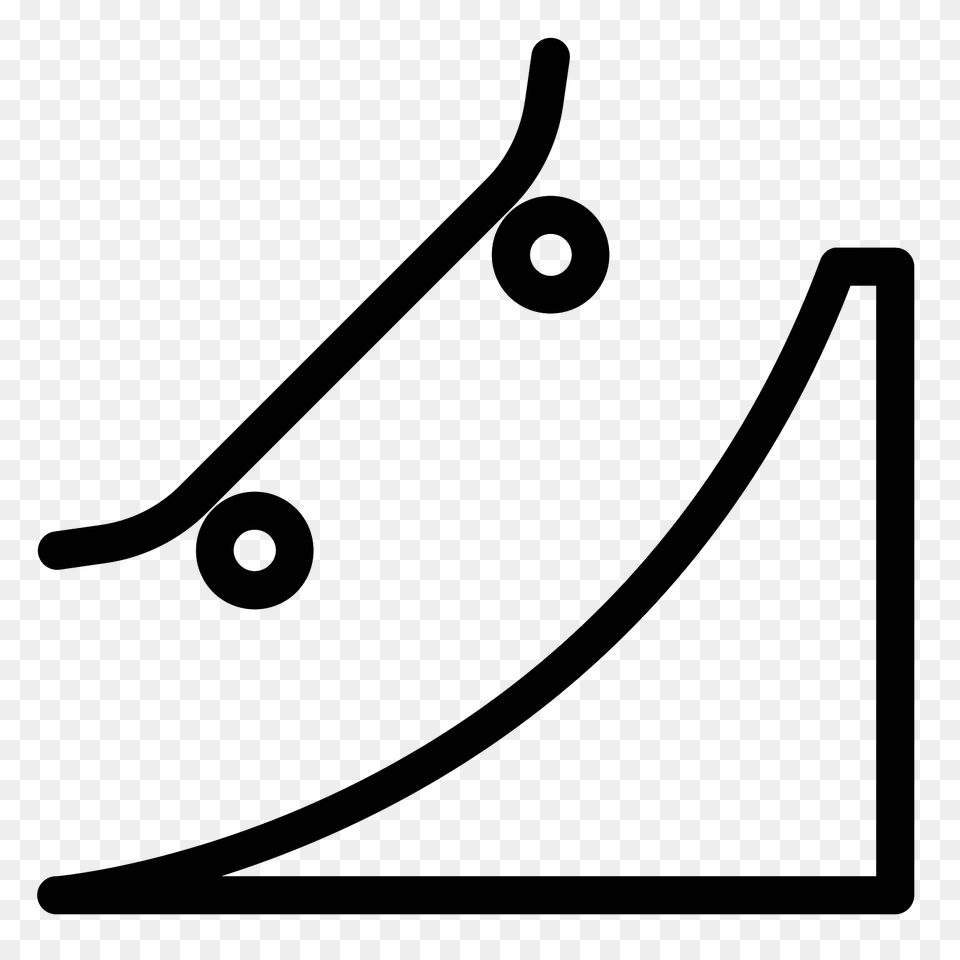 Skatepark Icon, Gray Free Transparent Png