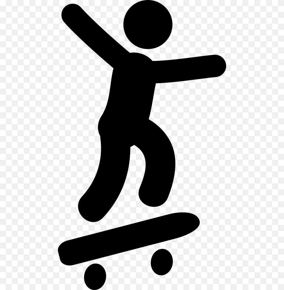 Skater Skater Icon, Stencil, Person, Appliance, Ceiling Fan Free Png Download