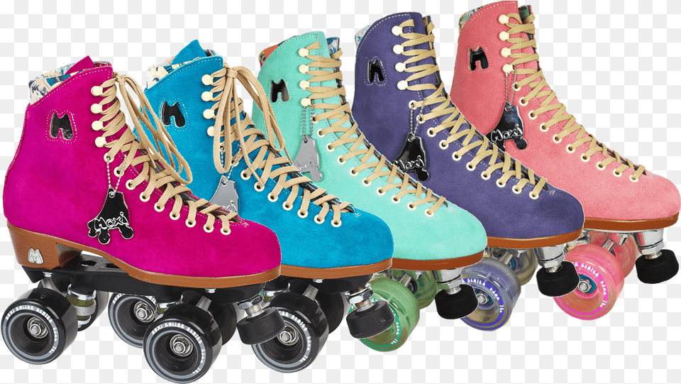 Skates Moxi Suede Roller Skates, Clothing, Footwear, Shoe, Machine Png