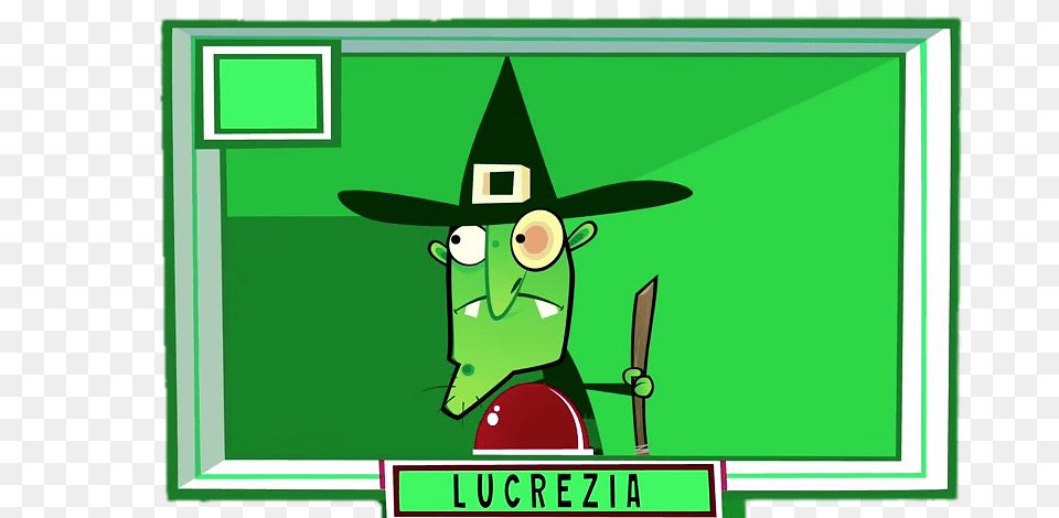 Skatoony Character Lucrezia, Green, Cartoon, Clothing, Hat Free Png Download