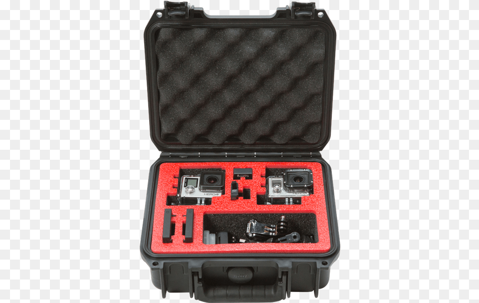 Skb 0907 4 Waterproof Double Gopro Camera Case, Firearm, Weapon, Bag, Electronics Free Transparent Png