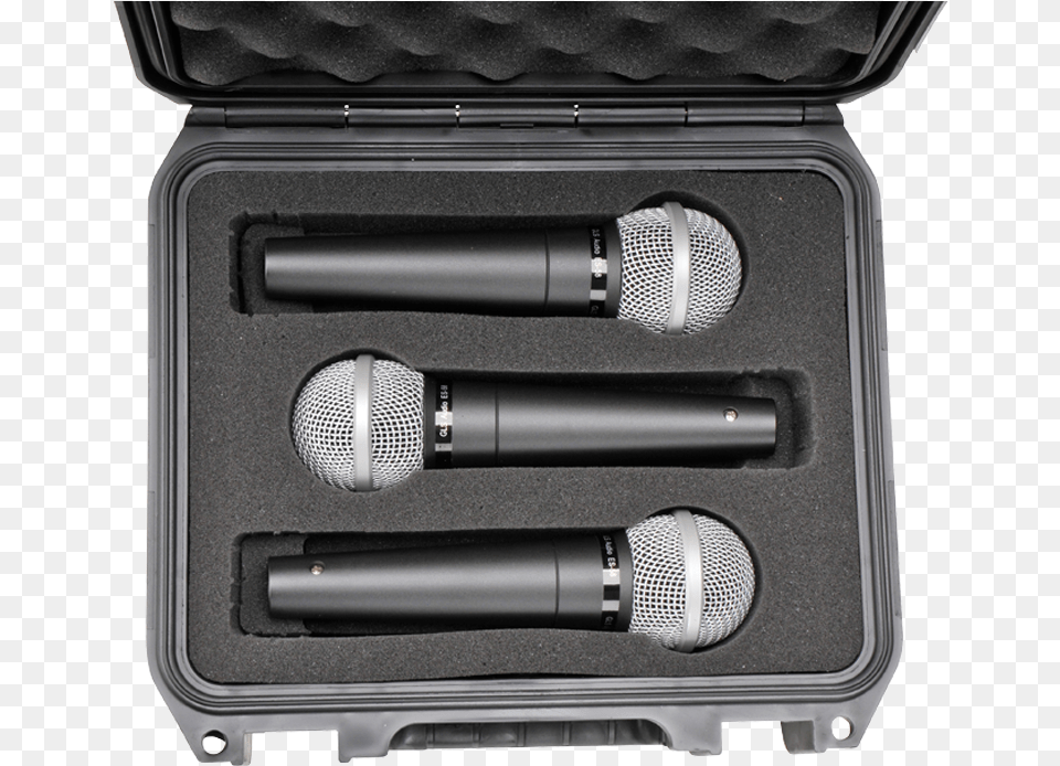 Skb Iseries 0907 Three Mic Case Makeup Brushes, Electrical Device, Microphone, Camera, Electronics Png