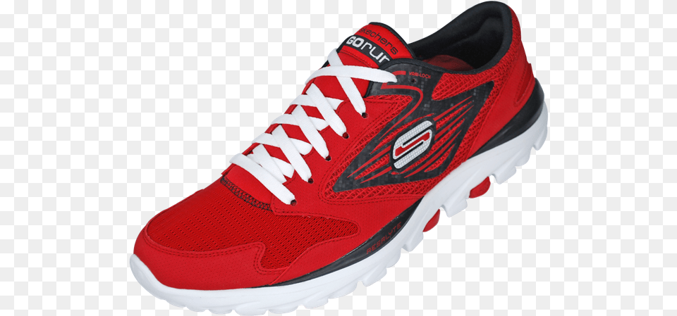 Skechers Men39s Go Run In Red P4095 Red Skechers For Men, Clothing, Footwear, Running Shoe, Shoe Png