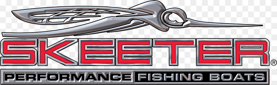 Skeeter Chrome Logo Skeeter 3d Eat Sleep Fish Boats Logo Decal Red, Emblem, Symbol, Car, Coupe Free Png