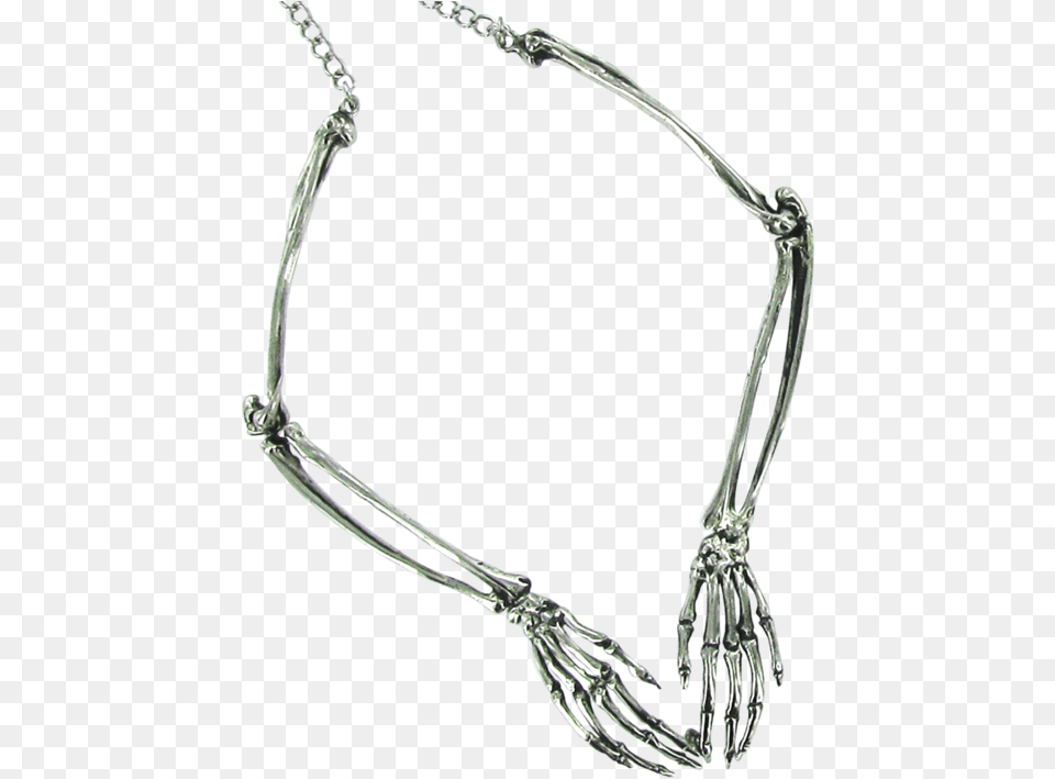 Skeleton Arms Necklace, Accessories, Jewelry, Electronics, Hardware Png Image