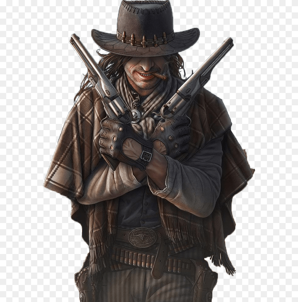 Skeleton Gunslinger Yugioh Wild West Deck, Hat, Clothing, Photography, Portrait Free Png