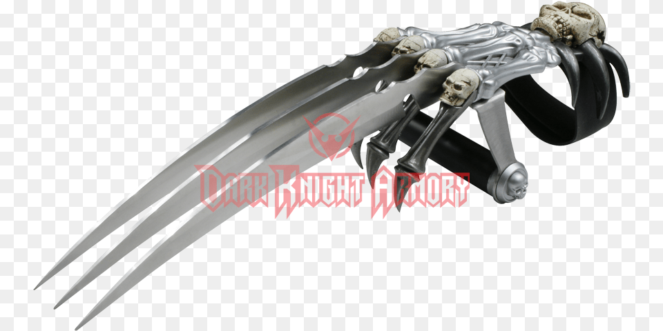 Skeleton Hand Claw Fantasy Tiger Claw Weapon, Sword, Blade, Dagger, Knife Png