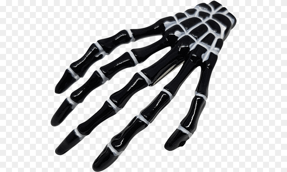 Skeleton Hand Hair Clip Pince Cheveux Main De Squelette, Electronics, Hardware, Clothing, Glove Free Png