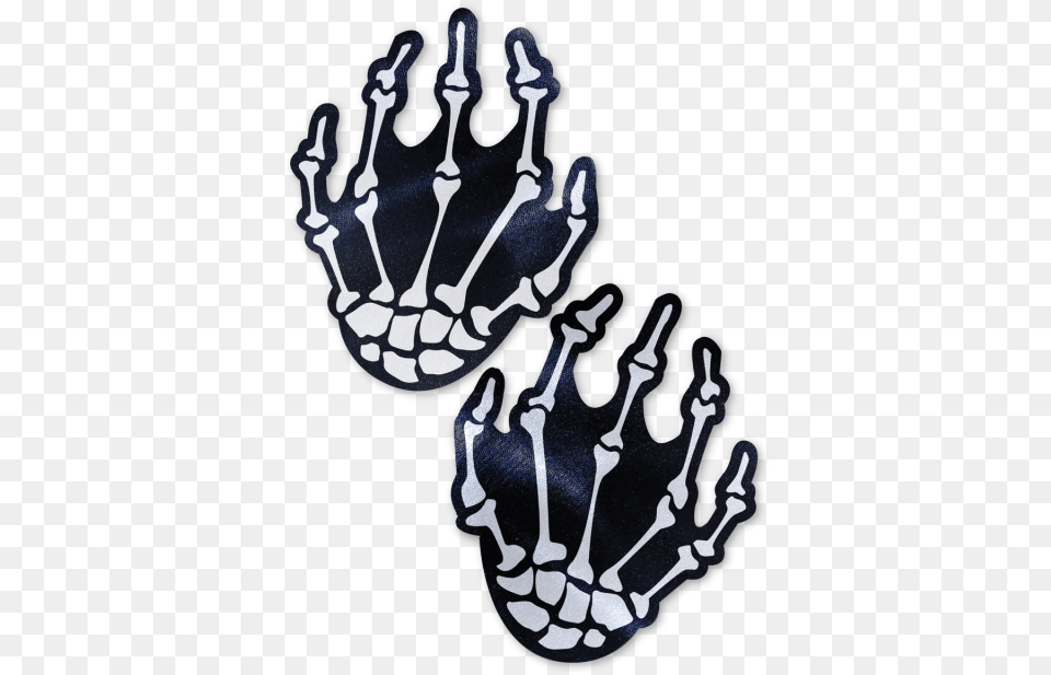 Skeleton Hand Pasties, Electronics, Hardware, Clothing, Glove Free Png