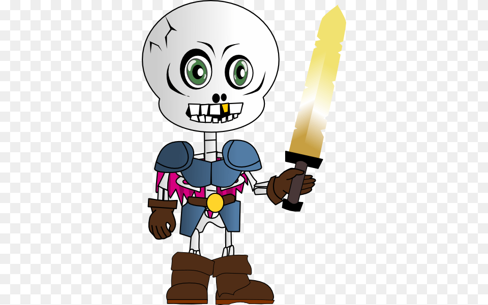 Skeleton Holding Sword Clip Art, Book, Comics, Publication, Device Free Transparent Png