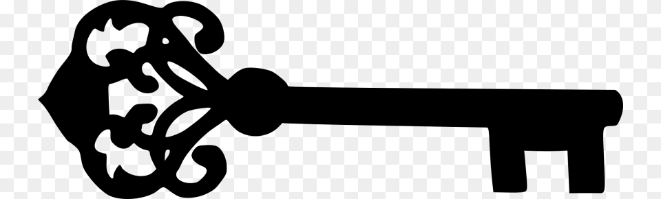 Skeleton Key And Heart Clip Art Black And White, Smoke Pipe Png