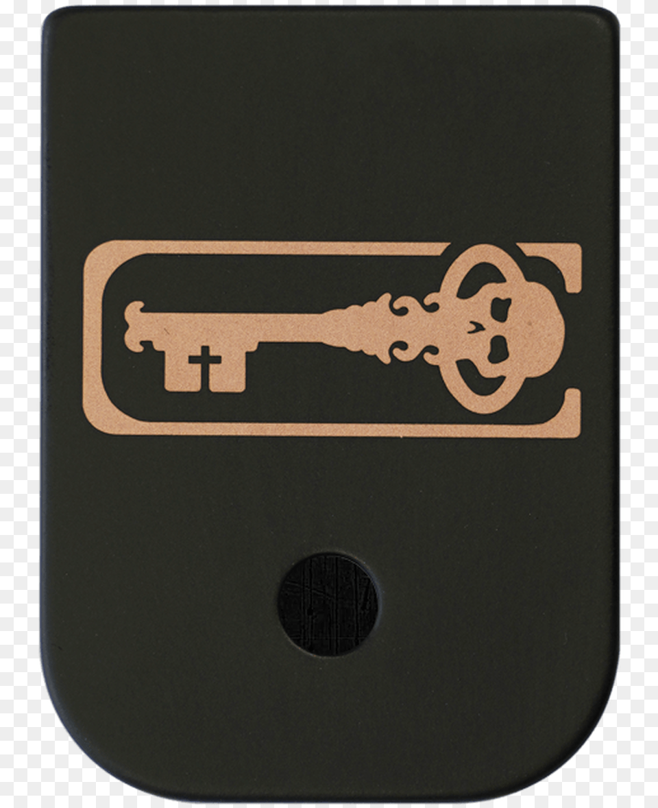 Skeleton Key Brass Black Traditional Finish Mag Plate, Electronics, Mobile Phone, Phone Png Image