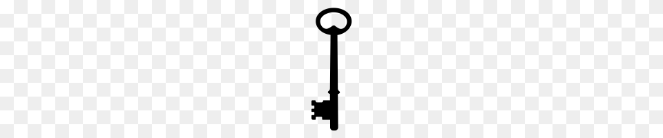 Skeleton Key Icons Noun Project, Gray Free Png