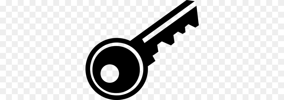 Skeleton Key Keyhole Lock, Gray Free Png Download