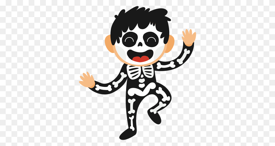 Skeleton Kid Halloween Costume, Baby, Person, Face, Head Png Image