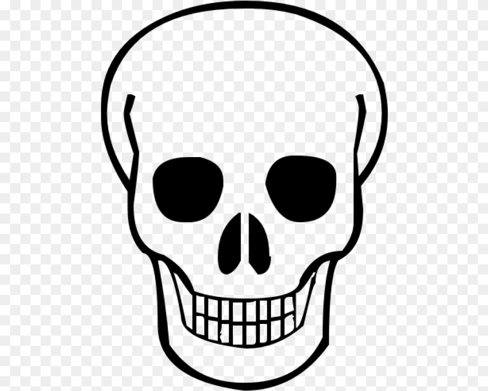 Skeleton Skull Skull Clipart Transparent Background, Gray Png Image