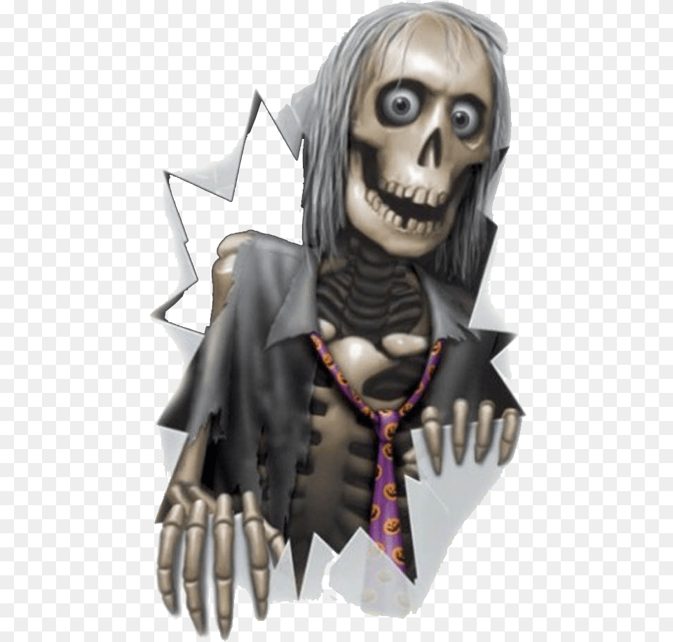 Skeleton Through Window Halloween Images Clear Background Halloween, Woman, Person, Hardware, Female Png
