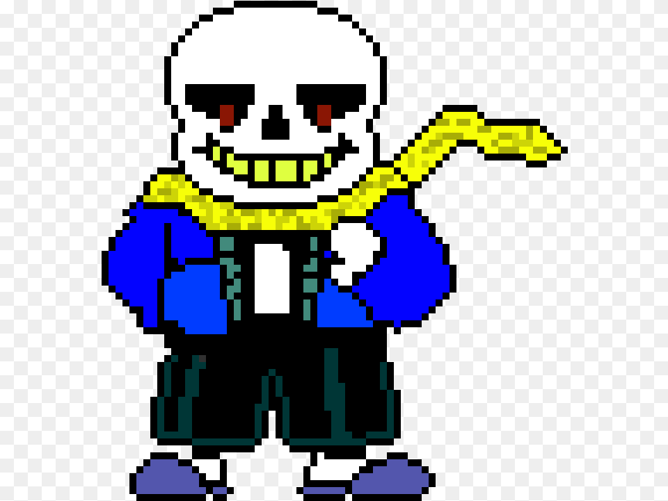 Skeleton Time Sans Pixel Art Black And White, Qr Code, Face, Head, Person Free Png