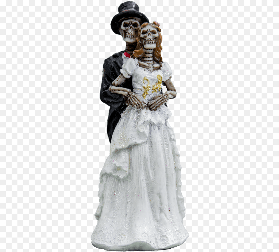 Skeleton Wedding, Figurine, Clothing, Dress, Person Free Png