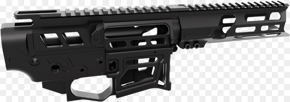Skeletonized Lsa 15 Ar 15 With Handguard M4 Skeletonized, Firearm, Gun, Handgun, Rifle Free Png Download