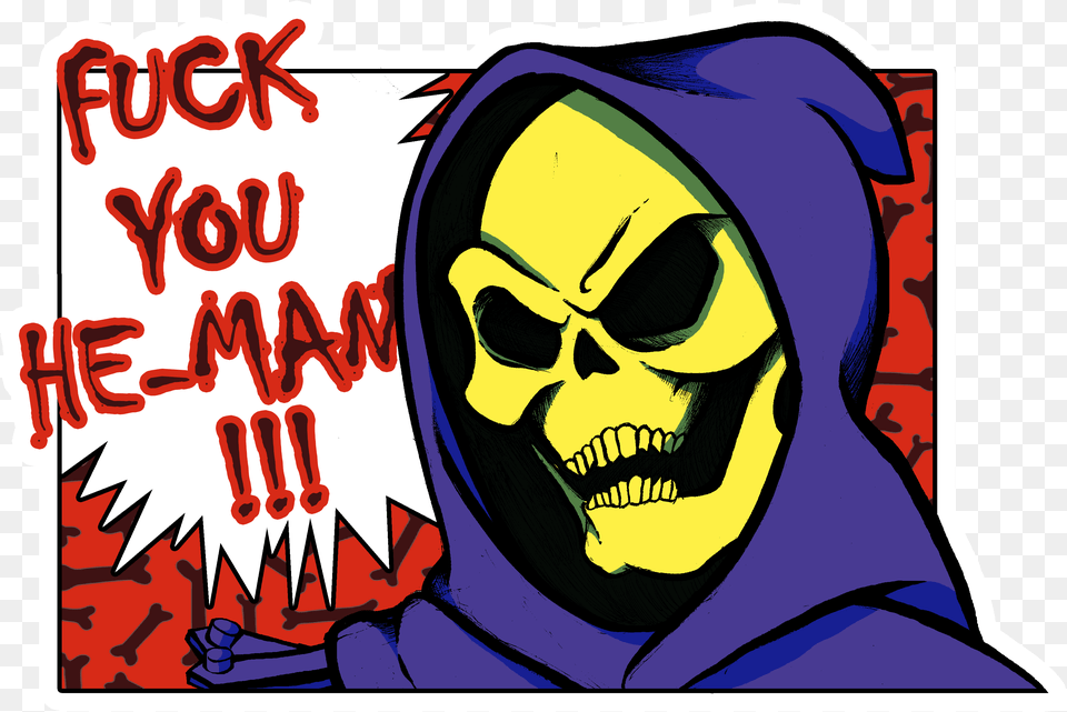 Skeletor Drops The F Bomb Skull, Face, Head, Person Free Png