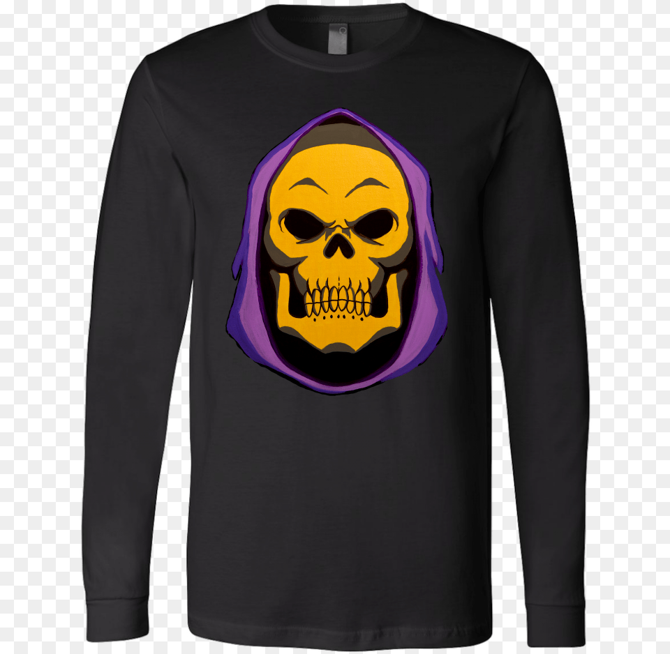 Skeletor From 80s He Man Original Design By Joel Skeletor, Clothing, Long Sleeve, Sleeve, T-shirt Free Transparent Png