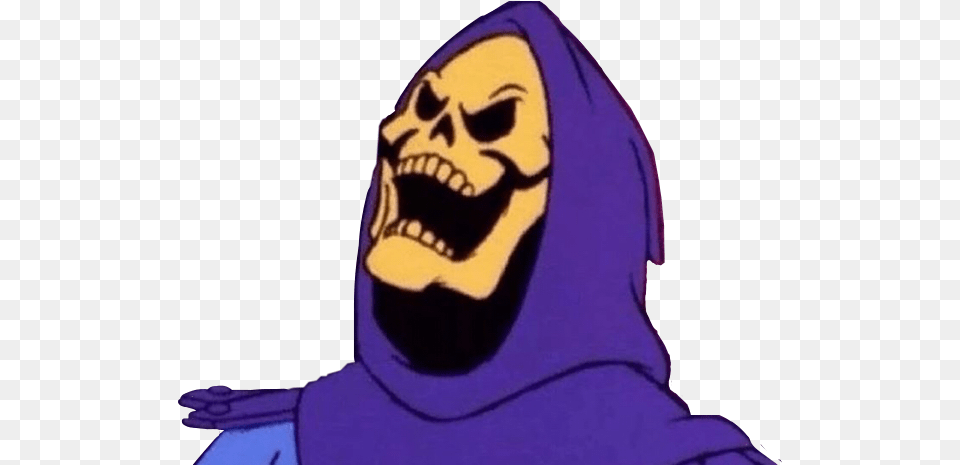 Skeletor Sticker By Tobias Depression Sad Memes, Person, Face, Head Png