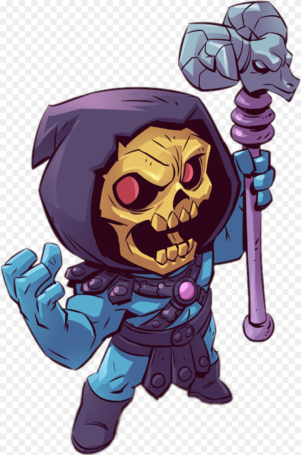 Skeletor Sticker Derek Laufman, People, Person, Baby, Face Free Transparent Png