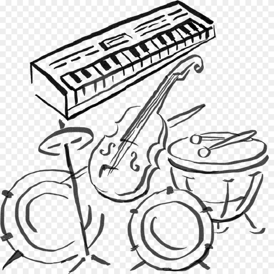 Sketch, Musical Instrument Free Transparent Png