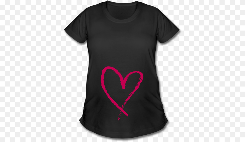 Sketch Heart Maternity T Shirt Loading Baby T Shirt, Clothing, T-shirt, Symbol Free Transparent Png