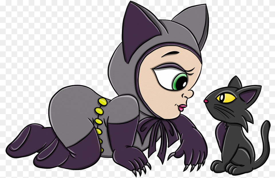 Sketch Of The Day Baby Catwoman, Publication, Book, Comics, Person Png