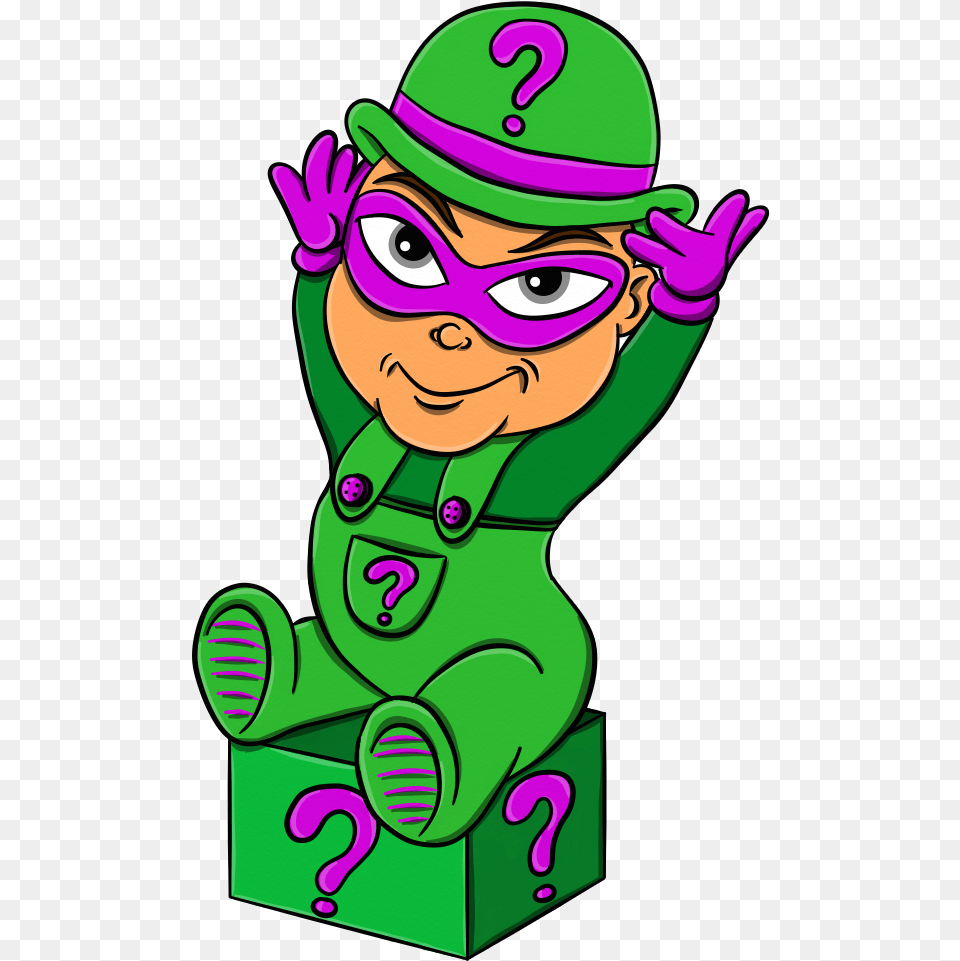 Sketch Of The Day Baby Riddler, Elf, Green, Person, Face Png