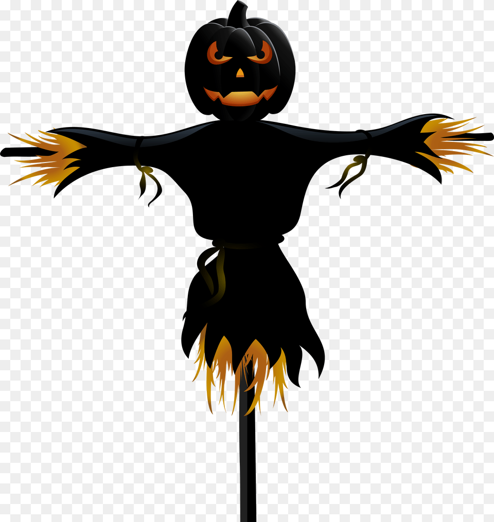 Sketch Pumpkin Jpg Transparent Halloween Clipart Transparent, Person, Scarecrow Free Png Download