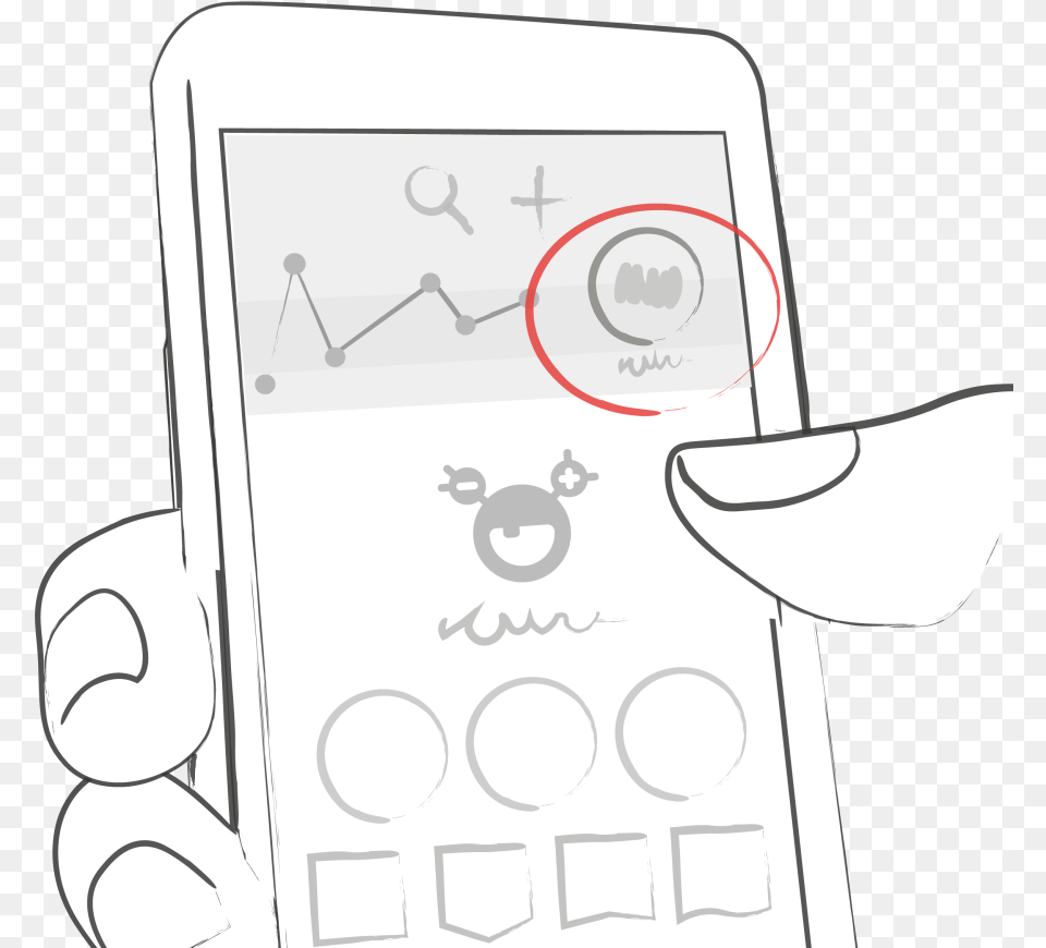 Sketch Showing Mysugr Logbook S Estimated Hba1c Feature Mysugr, Electronics Free Transparent Png